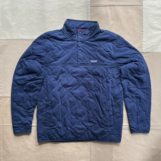 Men's Daily Quilted Snap-T Pullover, New Navy