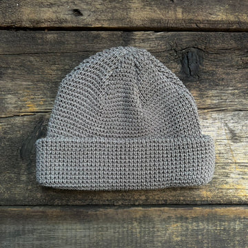 Waffle Watch Cap, Greige