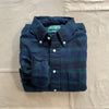 Heavy Pique Flannel, Navy + Green