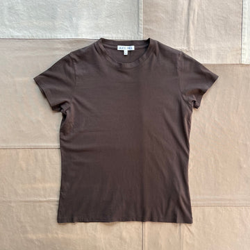 Women's Prospect Tee in Cotton Jersey, Roasted Bean