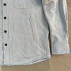 Flannel Twill Shirt Jacket, Glacier Gray