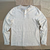 New Windsor Double Cloth Henley, Oatmeal Heather