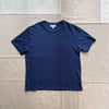 Women's Organic Cotton Hemp Short Sleeve Crew Tee, Navy