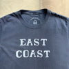 East Coast T-shirt Garment Dyed, Washed Navy