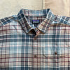 Men's Long Sleeve Lightweight Fjord Flannel Shirt, Depth Blue Sage
