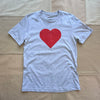 Heart to Heart T-shirt, Grey