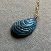 Hudson Blue Shell Necklace