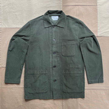 Fine Cord Bakers Overshirt, Olive