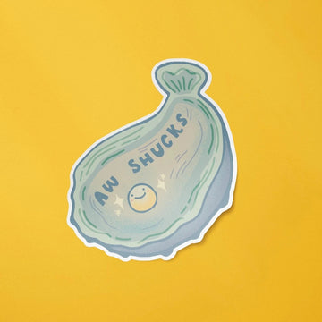 Oyster Aw Shucks Sticker