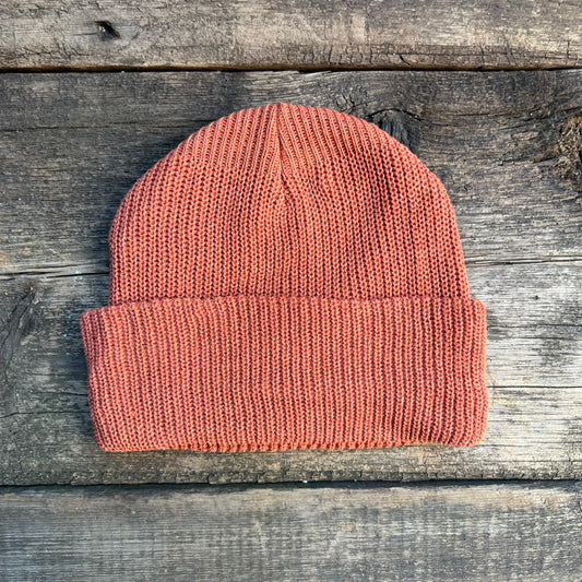 Anchor Upcycled Cotton Beanie, Spice