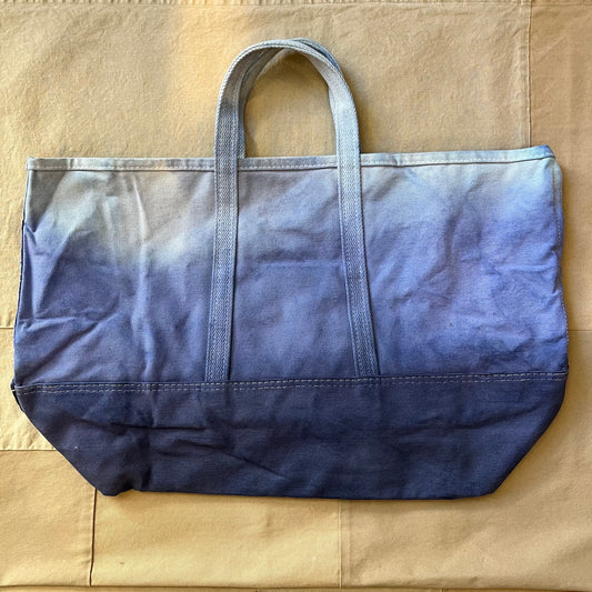 Hand Dyed Tote Bag, Blue #5