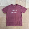 East Coast T-shirt Garment Dyed, Washed Maroon