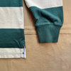 Cotton Striped Rugby Shirt, Green Multi