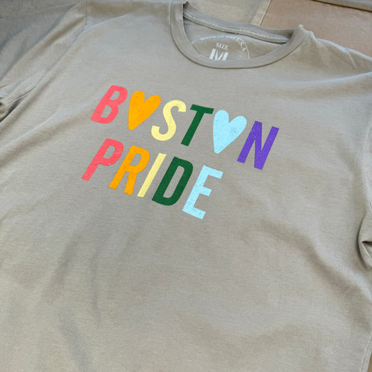 Boston Pride T-shirt, Khaki