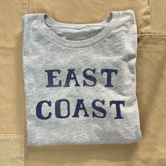 East Coast Long Sleeve T-Shirt, Grey/Navy