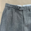 Wool Herringbone Trousers, Grey