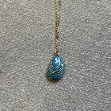 Hudson Blue Shell Necklace