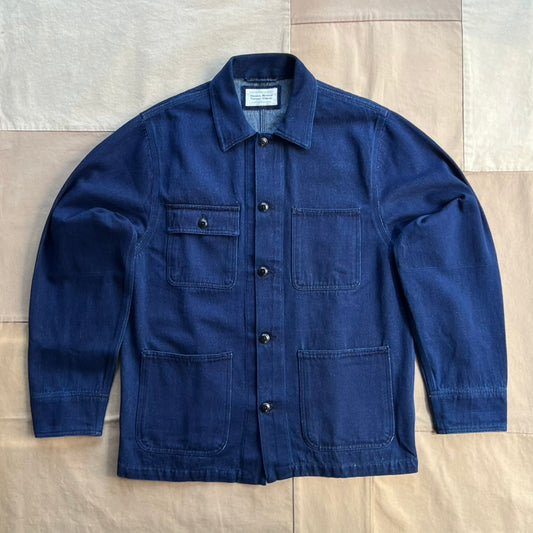 10oz Twill Weave Denim Chore Jacket, Indigo