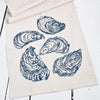 Oyster Tea Towel, Navy
