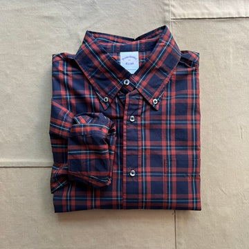 Friday Shirt Poplin Patterns, Navy