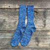 5 Color Mix Crew Sock, Blue