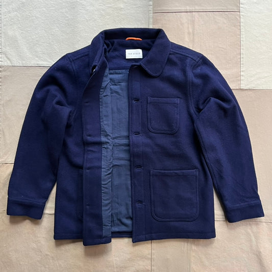 Wool Station Jacket, Navy