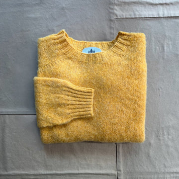 Brushed Wool Crew Sweater, Nectar