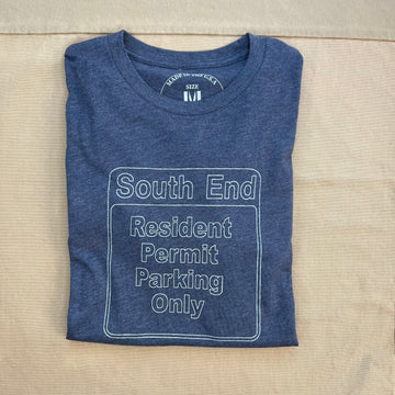 South End Parking Long-Sleeve T-Shirt, Navy