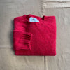 Women's Brushed Shaggy Crew Sweater, Damask