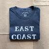 East Coast T-shirt Garment Dyed, Washed Navy