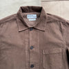 Fine Cord Bakers Overshirt, Brown