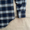 Heavy Pique Flannel, Navy + Brown