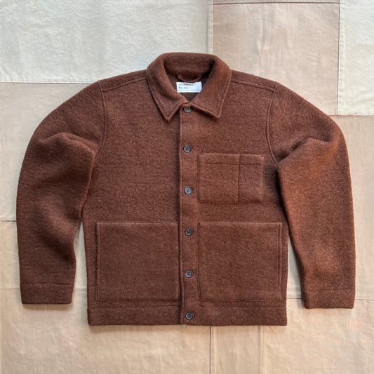 Uniform Jacket Wool Fleece, Cacao