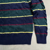 Archive Cable Striped Sweater in Merino Wool