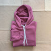 Basic Zip Hoodie, Wine