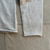 Taylor Roll Neck Cardigan in Cotton Cashmere, Vellum