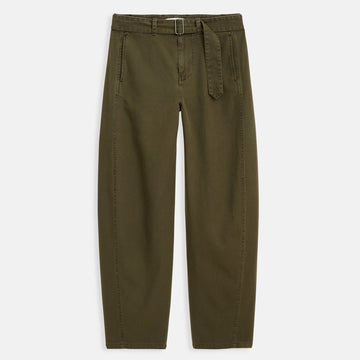 9th Street Pant in Cotton Twill, Military Olive