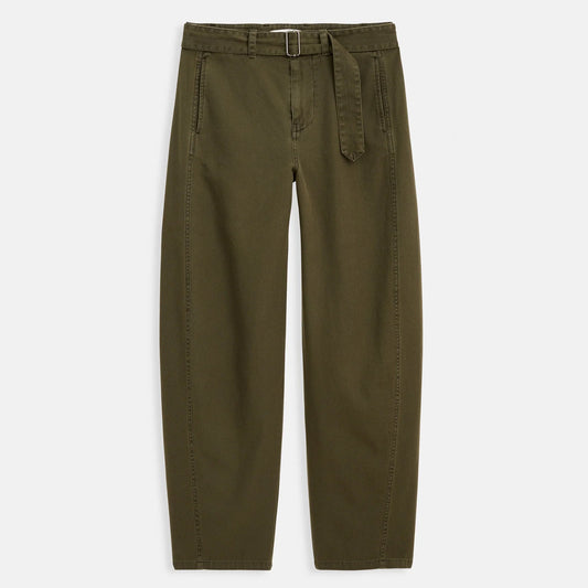 9th Street Pant in Cotton Twill, Military Olive