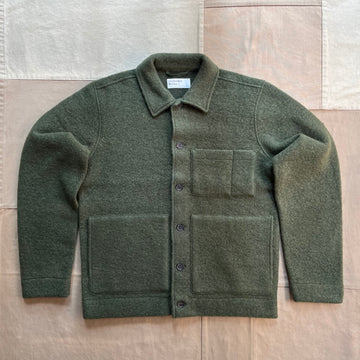 Uniform Jacket Wool Fleece, Olive