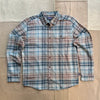 Men's Long Sleeve Lightweight Fjord Flannel Shirt, Depth Blue Sage