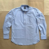 Modern Long Sleeve Oxford Popover, Blue