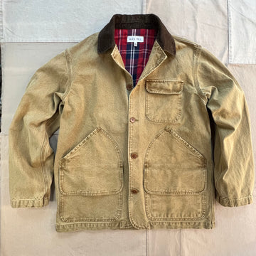 Frontier Jacket in Recycled Canvas, Khaki