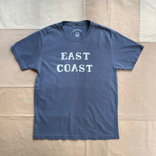 East Coast T-shirt Garment Dyed, Washed Navy