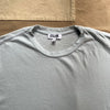 Women's Organic Cotton Hemp Short Sleeve Crew Tee, Pale Blue