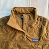 Women's Daily Quilted Snap-T Pull Over, Wolf Brown