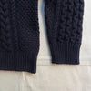 Recycled Wool-Blend Cable Knit Crewneck Sweater, DNBR