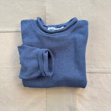 Nantucket Roll Neck Sweater, Denim