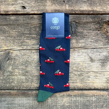 Christmas Truck Socks
