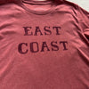 East Coast Long Sleeve T-Shirt, Cedar Red/Maroon
