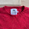 Women's Brushed Shaggy Crew Sweater, Damask
